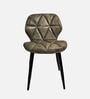 Fiction Velvet Dining Chair in Grey Colour Fiction Velvet Dining Chair in Grey Colour