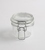Fido Cylindrical 125 ml Transparent Glass (Set of 4) Jars and Containers