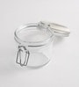 Fido Cylindrical 350ml Transparent Glass (Set of 2) Jars and Containers