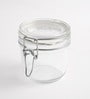 Fido Cylindrical 350ml Transparent Glass (Set of 2) Jars and Containers