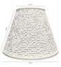 Beige Field Polymer Lamp Shade