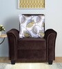 Fiesta 1 Seater Sofa in Brown Floral Colour