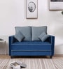 ARRA Fiesta Fabric 2 Seater Sofa in Blue Colour