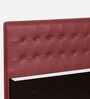 Fiji Queen Size Bed In Walnut Finish With Box Storage