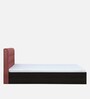 Fiji Queen Size Bed In Walnut Finish With Box Storage
