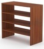 Filaria Open Shoe Rack in Walnut Finish