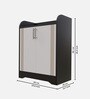 File Cabinet In Black Finish