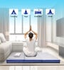 May Tri-Fold Portable 2 Inches PU & HR Foam (72 X72) King Size Mattress