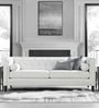 Adorn Homez Filton Fabric 3 Seater Sofa in White Colour