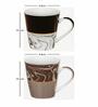 Fine Bone China Large Coffee Mugs (Set of 4pcs)