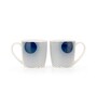 Blue Fine Ceramic Alton Hilton Blue Tea Cup Set Of 6