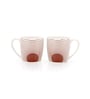 Red Fine Ceramic Alton Hilton Red Tea Cup Set Of 6