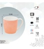 Pink Fine Ceramic Alton Vanilla Tea Cup Set Of 6