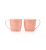 Pink Fine Ceramic Alton Vanilla Tea Cup Set Of 6