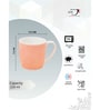 Pink Fine Ceramic Alton Vanilla Tea Cup Set Of 6
