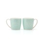 Green Fine Ceramic Alton Vanilla Tea Cup Set Of 6