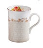 Beige Fine Ceramic Anny Glitiz Milk Mug 1 Piece -340 ml