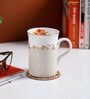 Beige Fine Ceramic Anny Glitiz Milk Mug 1 Piece -340 ml