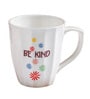 White Fine Ceramic Bingo Procelain Be Kind Milk Mug 1 Piece -430 ml