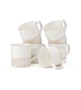 Cream Fine Ceramic Director Royal Tea Cup Set Of 6
