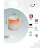 Orange Fine Ceramic Director Shine Tea Cup Set Of 6
