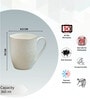 White Fine Ceramic Feast Kohinoor Milk Mug 2 Piece