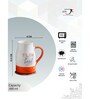 Orange Fine Ceramic Flask Zest Milk Mug 2 Piece -490 ml