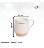 White Fine Ceramic Ira Tea Cup Set Of 6