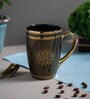 Black Fine Ceramic Orion Ebony Milk Mug 1 Piece -305 ml