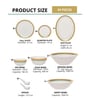 White Fine Ceramic Urmi Aroma Dinner Set