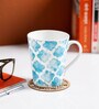 Blue Fine Ceramic Zing Milk Mug 1 Piece
