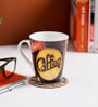 Brown Fine Ceramic Zing Milk Mug 2 Piece