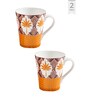 Orange Fine Ceramic Zing Milk Mug 2 Piece