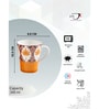 Orange Fine Ceramic Zing Milk Mug 2 Piece