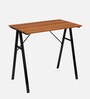 Finley Writing Table in Teak Finish