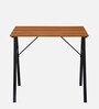 Finley Writing Table in Teak Finish