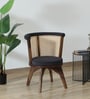 Finnmark Sheesham Wood Arm Chair In Scratch Resistant Provincial Teak Finish With Upholstery