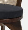Finnmark Sheesham Wood Arm Chair In Scratch Resistant Provincial Teak Finish With Upholstery