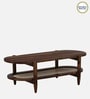 Finnmark Sheesham Wood Coffee Table In Scratch Resistant Provincial Teak Finish