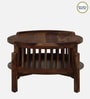 Finnmark Sheesham Wood Coffee Table In Scratch Resistant Provincial Teak Finish