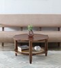 Finnmark Sheesham Wood Coffee Table In Scratch Resistant Provincial Teak Finish