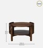 Finnmark Sheesham Wood Coffee Table In Scratch Resistant Provincial Teak Finish