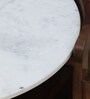 Finnmark Sheesham Wood Coffee Table In Scratch Resistant Provincial Teak Finish With Marble Top