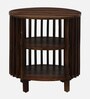 Finnmark Sheesham Wood End Table In Scratch Resistant Provincial Teak Finish