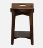 Finnmark Sheesham Wood End Table In Scratch Resistant Provincial Teak Finish
