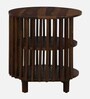 Finnmark Sheesham Wood End Table In Scratch Resistant Provincial Teak Finish