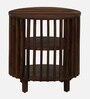 Finnmark Sheesham Wood End Table In Scratch Resistant Provincial Teak Finish