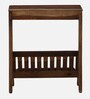 Finnmark Sheesham Wood End Table In Scratch Resistant Provincial Teak Finish