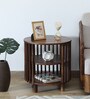 Finnmark Sheesham Wood End Table In Scratch Resistant Provincial Teak Finish