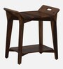 Finnmark Sheesham Wood End Table In Scratch Resistant Provincial Teak Finish